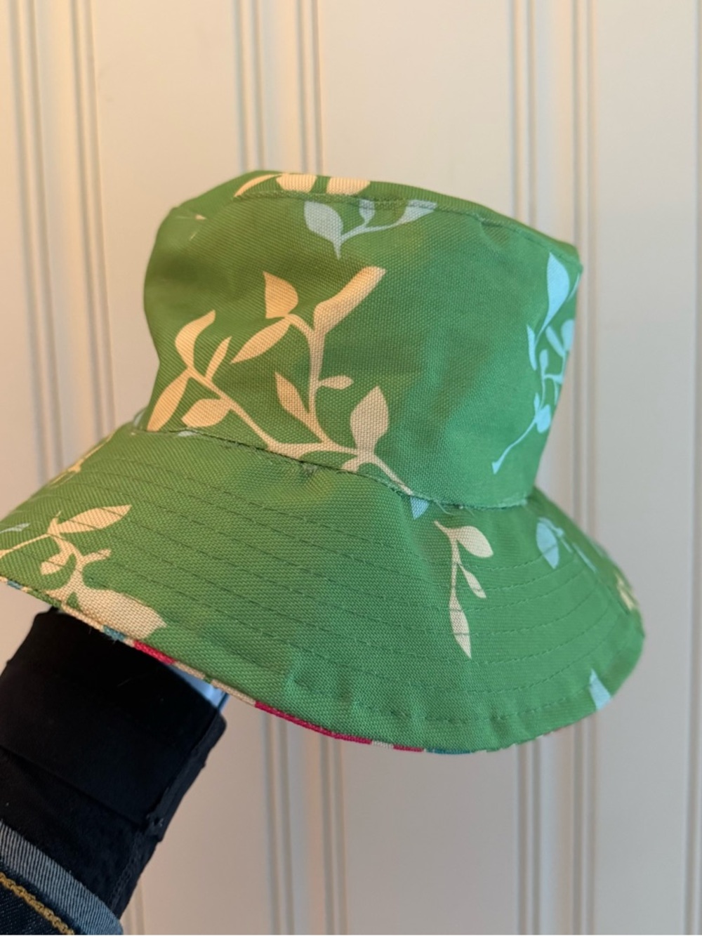Green Floral Bucket Hat